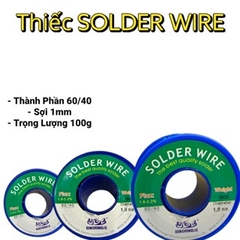 Thiếc Hàn SOLDER WIRE 100G Chất Lượng Cao Thành Phần 60/40 Sợi 1mm