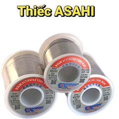 Thiếc Hàn Không Khói Chất Lượng Cao ASAHI Thành Phần 63/37 Sợi 0,6mm và 0,8mm