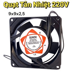 Quạt Tản Nhiệt 220v SUNON Kích Thước 8cm x 8cm và  9cm x 9cm và 12 cm x 12cm Sunon