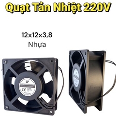 Quạt Tản Nhiệt 220v Kích Thước 12cm x 12cm Khung Nhựa Tốc Độ Cao