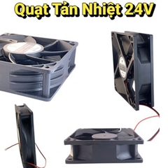 Quạt Tản Nhiệt 12V và 24V 9cm x 9cm x2,5cm Loại Tốt