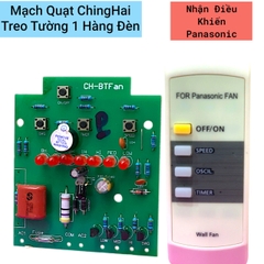 Mạch Quạt ChingHai Treo Tường 1 Hàng Đèn và 2 Hàng Đèn Chất Lượng Tốt