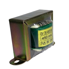 Biến áp 450mA nhiều đầu ra 0V 3V 4v5 6V 7v5 9V 12V Minh Quang