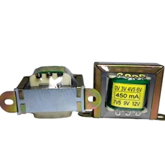 Biến áp 450mA nhiều đầu ra 0V 3V 4v5 6V 7v5 9V 12V Minh Quang