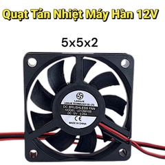 Quạt Tản Nhiệt 12V Kích Thước 5cm x 5cm Dày và Mỏng Loại Tốt