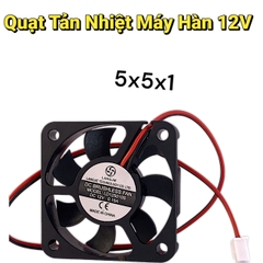 Quạt Tản Nhiệt 12V Kích Thước 5cm x 5cm Dày và Mỏng Loại Tốt