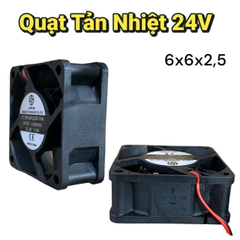 Quạt Tản Nhiệt 12V 24V Kích Thước 6cm x 6cm Dày và Mỏng Loại Tốt