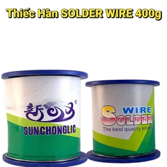 Thiếc Hàn 400g  SOLDER WIRE – Thành Phần 60/40 – Dây 1mm 0.8mm 1.2mm – Loại Cao Cấp