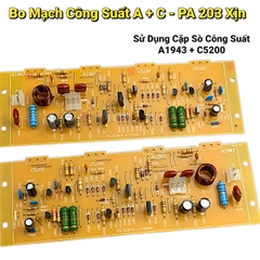 Mạch Công Suất Amly Jaguar PA 203 Chạy Sò A1942 + C5200 Hàng Xịn
