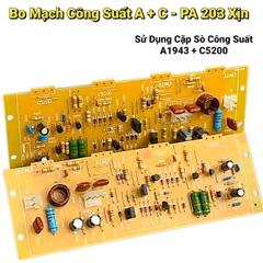 Mạch Công Suất Amly Jaguar PA 203 Chạy Sò A1942 + C5200 Hàng Xịn