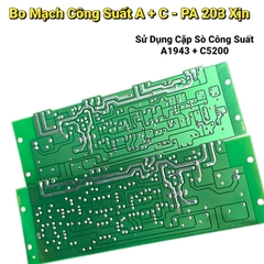 Mạch Công Suất Amly Jaguar PA 203 Chạy Sò A1942 + C5200 Hàng Xịn