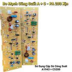 Mạch Công Suất Amly Jaguar PA 203 Chạy Sò A1942 + C5200 Hàng Xịn