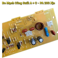 Mạch Công Suất Amly Jaguar PA 203 Chạy Sò A1942 + C5200 Hàng Xịn