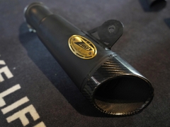 Pô Zard full system GP cho BMW RNineT - Black (Carbon endcap)  - 408