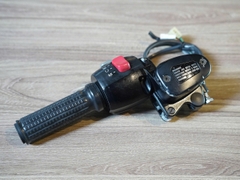 Bộ cùm tay lái trái phải zin Triumph T100/T120 (có sẵn bao tay Motogadget) - 442