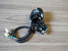 Bộ cùm tay lái trái phải zin Triumph T100/T120 (có sẵn bao tay Motogadget) - 442