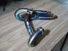 Cổ pô titan custom cho Triumph Scrambler 1200 - 481 KG