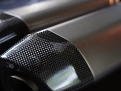 Pô Akrapovic Slip On Double màu bạc cho BMW R1300 GS/GSA - 499 KG