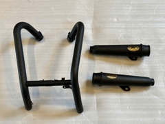 Pô Zard Full system racing ceramic Triumph T100 T120 - Black - 540