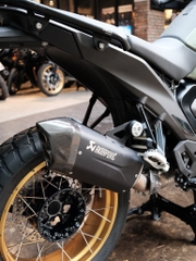 Pô Akrapovic Titanium Slip On cho BMW R1300 GS/GSA màu Đen - 629