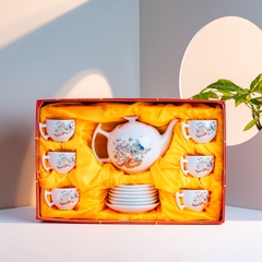 Bộ ấm chén sứ Vinh Hoa Phú Qúy