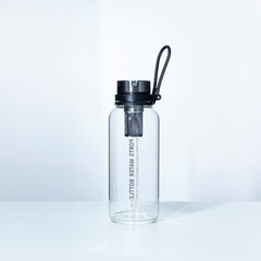 Bình thủy tinh cao cấp 750ml - 2000ml, nắp inox