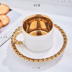 Bộ tách trà cà phê sáng tạo sang trọng Ruby