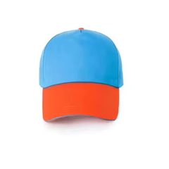 Mũ lưỡi trai thể thao màu tương phản thêu logo Ruby