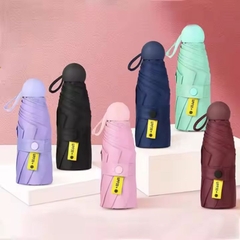 Quà tặng mùa hè Quạt mini Ô dù in logo Ruby