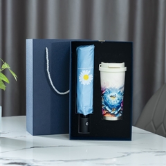 Quà Tặng Doanh Nghiệp Ruby Cốc Giữ Nhiệt Mẫu Đơn Vương Giả Và Ô