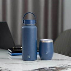 Set quà bình giữ nhiệt & cốc giữ nhiệt Ruby