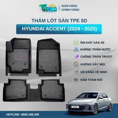 Thảm lót sàn TPE 5D Hyundai Accent (2024 - 2025)
