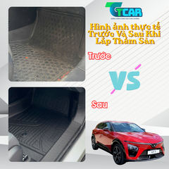 Thảm Lót Sàn Xe VinFast VF7 nhựa đúc TPE nhà máy TCAR – Tràn Viền Bậc Cửa, Không Mùi, Bảo Vệ Sàn Xe, Giảm Tiếng Ồn