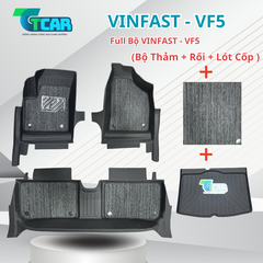 Thảm Lót Sàn VinFast VF5 TPE Cao Cấp Nguyên Khối, Ôm Khít Sàn, Không Mùi, Dễ Vệ Sinh
