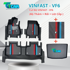 Thảm Lót Sàn Ô Tô VinFast VF6 – Chất Liệu TPE Cao Cấp - Tràn Viền, Chuẩn Form 100%, Dễ Vệ Sinh