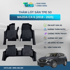Thảm lót sàn TPE 5D Mazda CX-5 (2018 - 2025)