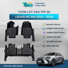 Thảm lót sàn TPE 5D Lexus RX-350 (2023 - 2024)