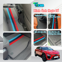 Thảm Lót Sàn Xe VinFast VF7 Vân Carbon Cao Cấp, Không Mùi, Dễ Vệ Sinh | TCAR