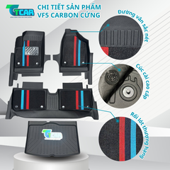 Thảm Lót Sàn VinFast VF5 TPE Cao Cấp Nguyên Khối, Ôm Khít Sàn, Không Mùi, Dễ Vệ Sinh