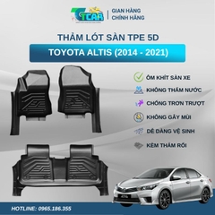 Thảm lót sàn TPE 5D Toyota Altis (2014 - 2021)