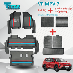 Thảm Lót Sàn Ô Tô Cho VinFast MPV7 nhựa TPE đúc 4D cao cấp, TCAR – Chuẩn From, không mùi, lót tràn gầm, chống tràn nước