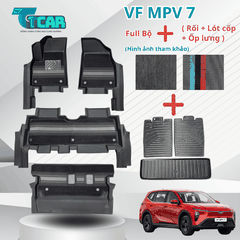Thảm Lót Sàn Ô Tô Cho VinFast MPV7 nhựa TPE đúc 4D cao cấp, TCAR – Chuẩn From, không mùi, lót tràn gầm, chống tràn nước