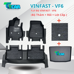Thảm Lót Sàn Ô Tô VinFast VF6 – Chất Liệu TPE Cao Cấp - Tràn Viền, Chuẩn Form 100%, Dễ Vệ Sinh