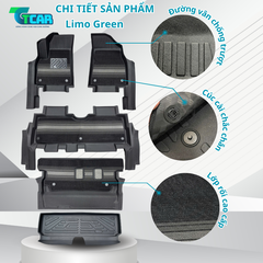 Thảm Lót Sàn Ô Tô Limo Green TPE Cao Cấp – Chống Trượt, Ôm Khít Sàn Xe | TCAR