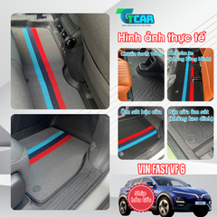 Thảm Lót Sàn Ô Tô VinFast VF6 – Chất Liệu TPE Cao Cấp - Tràn Viền, Chuẩn Form 100%, Dễ Vệ Sinh