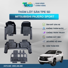 Thảm lót sàn TPE 5D Mitsubishi Pajero Sport