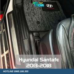 Thảm lót sàn TPE 5D Hyundai Santafe (2013 - 2018)