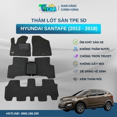 Thảm lót sàn TPE 5D Hyundai Santafe (2013 - 2018)