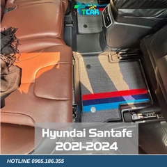 Thảm lót sàn TPE 5D Hyundai Santafe (2021 - 2024)