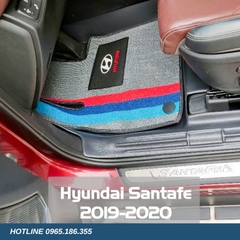 Thảm lót sàn TPE 5D Hyundai Santafe (2019 - 2020)